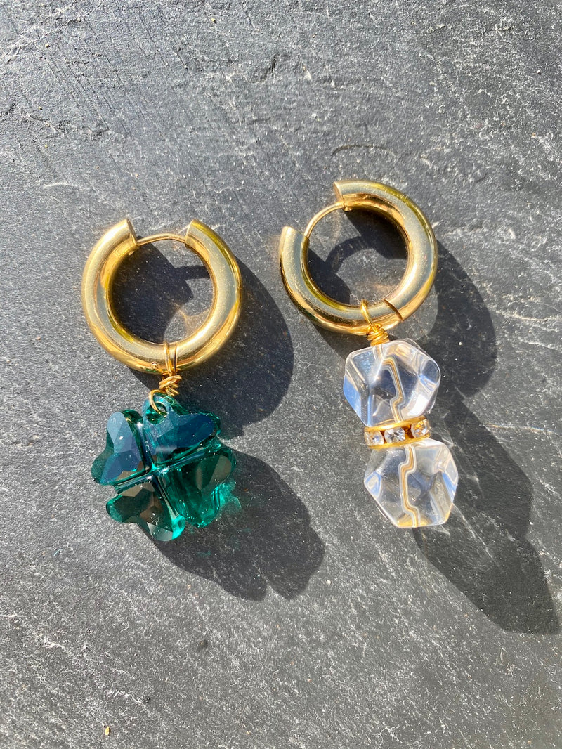Crystal Clear earrings - Maeva Gaultier