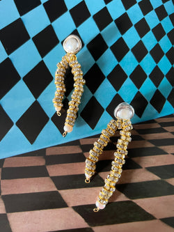 Sparkling DNA Earrings