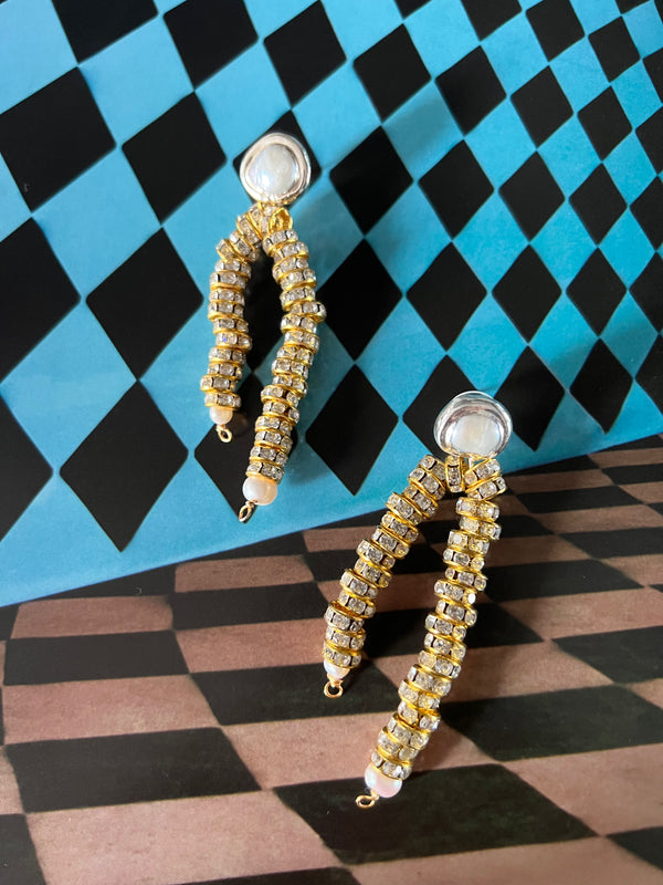 Sparkling DNA Earrings