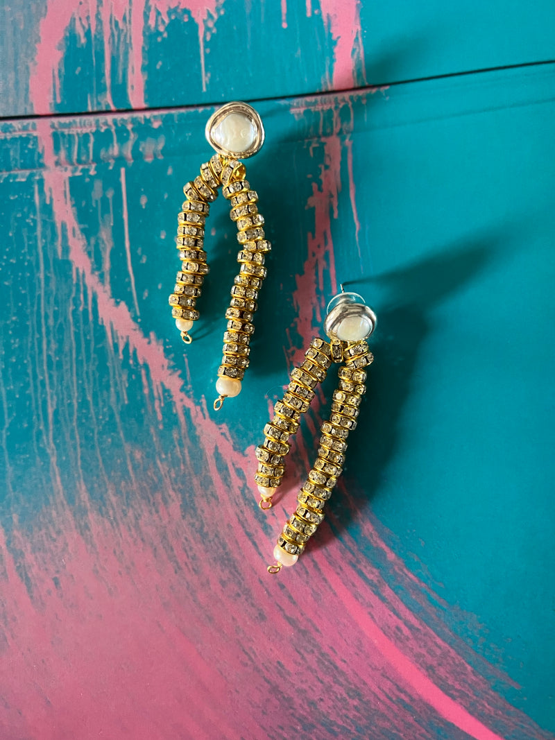 Sparkling DNA Earrings
